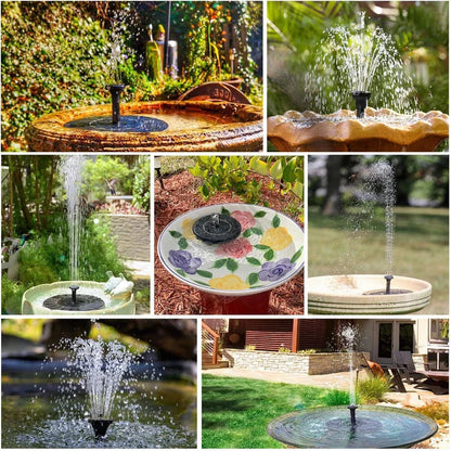 CILIFER® ⏳Time-Limited Special⏰Compact Solar Bird Fountain Pump – Keep Your Garden Alive! 🐦️