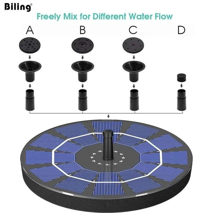 CILIFER® ⏳Time-Limited Special⏰Compact Solar Bird Fountain Pump – Keep Your Garden Alive! 🐦️