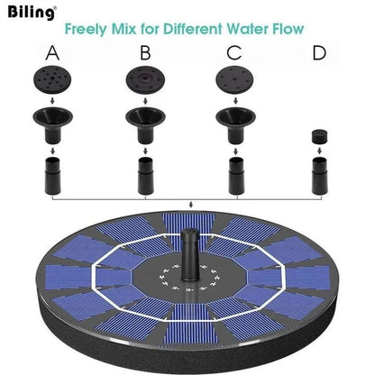 CILIFER® ⏳Time-Limited Special⏰Compact Solar Bird Fountain Pump – Keep Your Garden Alive! 🐦️