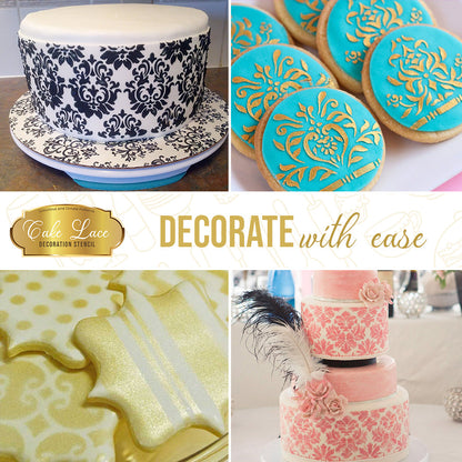 Cake Lace Decoration Stencil (Set of 10)