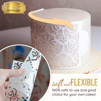 Cake Lace Decoration Stencil (Set of 10)