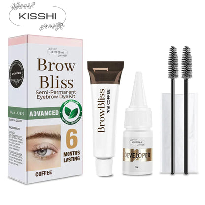 KISSHI™ BrowBliss Semi-Permanent Eyebrow Tinting Kit