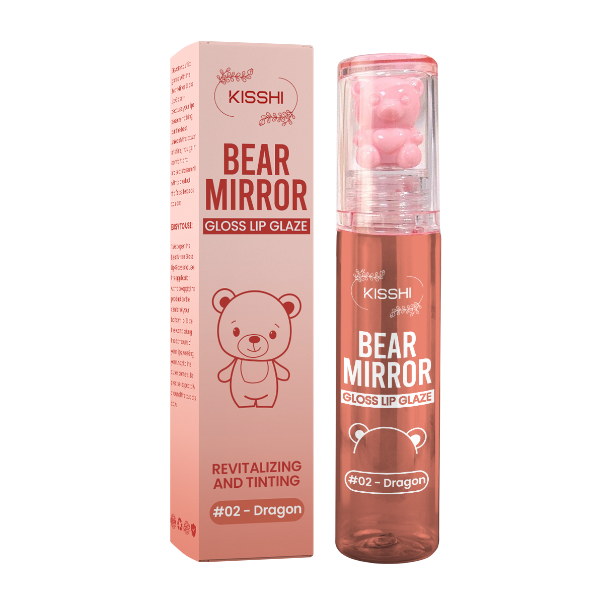 KISSHI™ Bear Mirror Gloss Lip Glaze