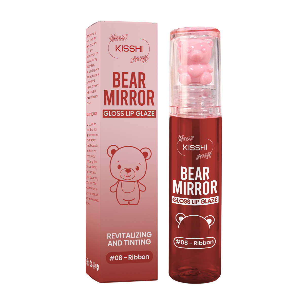 KISSHI™ Bear Mirror Gloss Lip Glaze