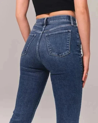 KISSHI™ High Rise Flared Jeans