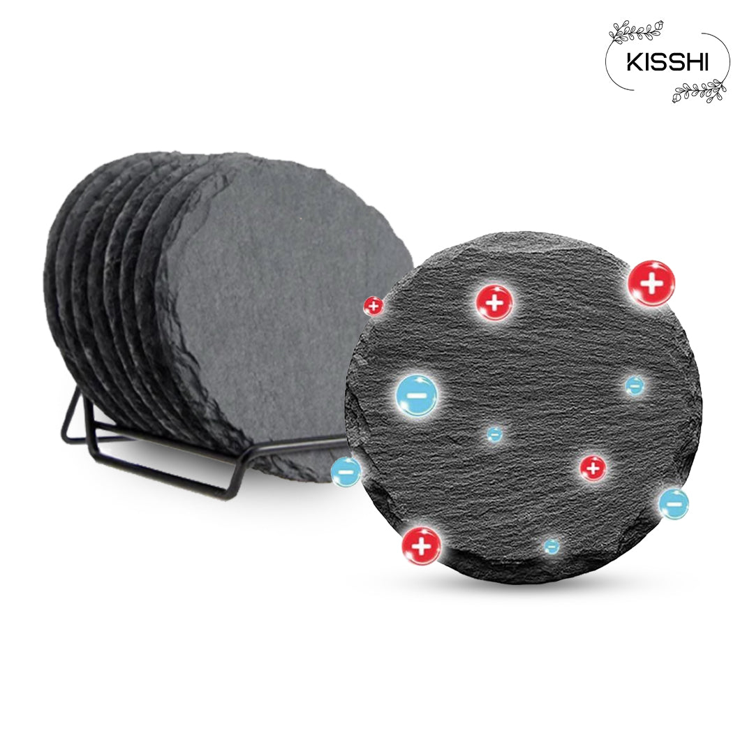 Kisshi™ FRESH IONWater Skin Detoxing Energy Gemstone Coaster