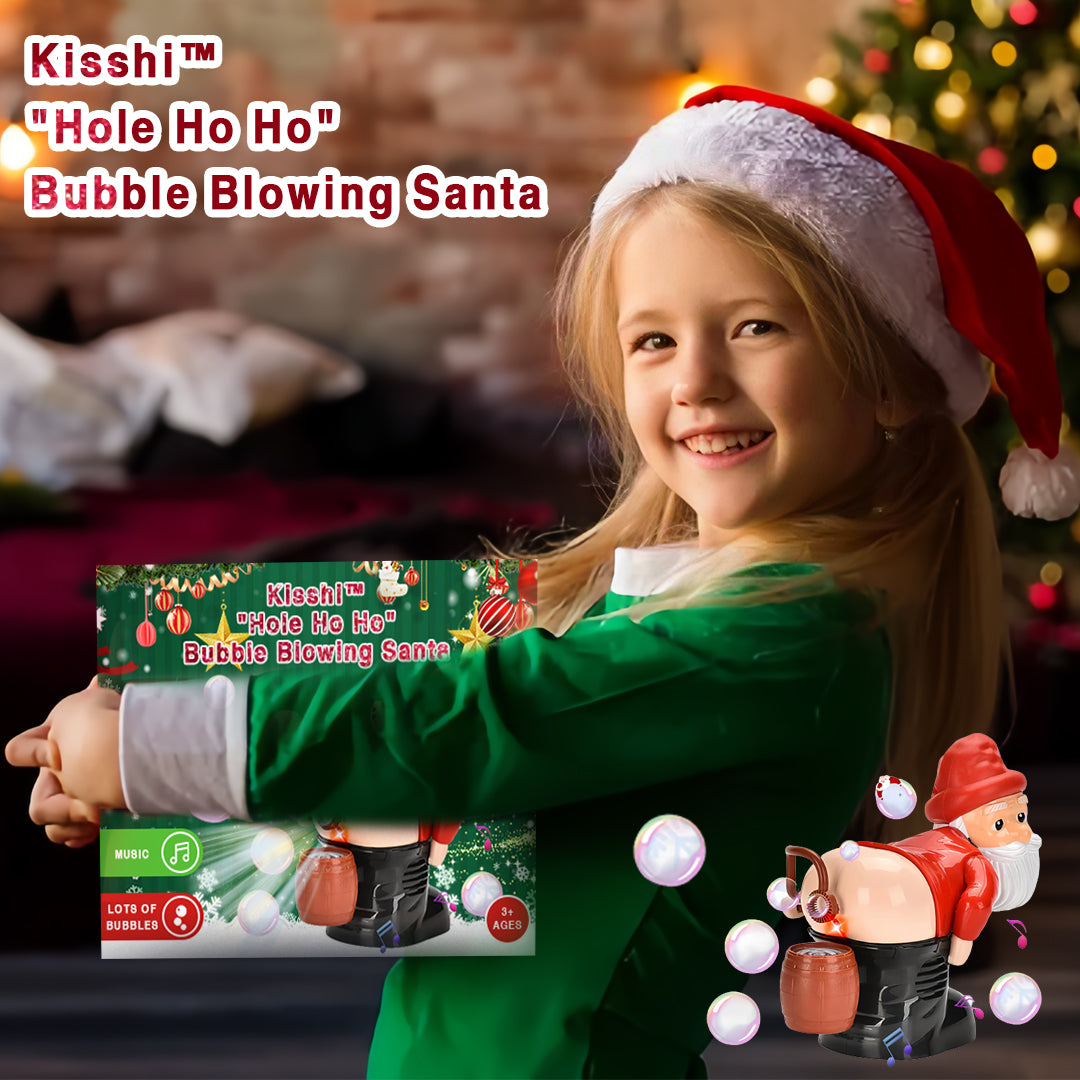 Kisshi™ "Hole Ho Ho" Bubble Blowing Machine