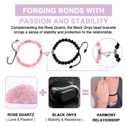 💟Kisshi™ Ricpind LoveLink Harmony Magnetic Connection Bracelets for Couples