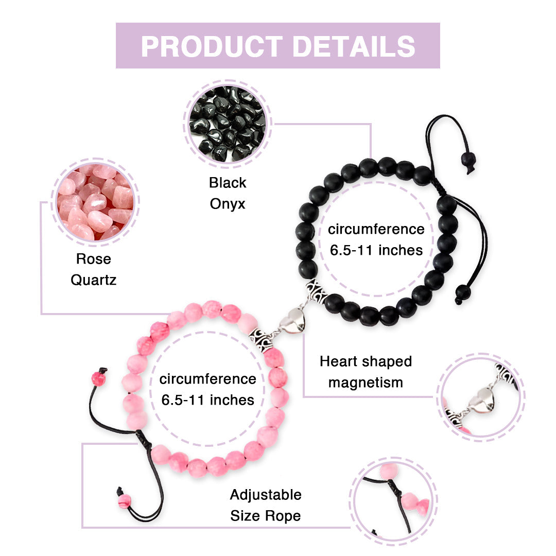 💟Kisshi™ Ricpind LoveLink Harmony Magnetic Connection Bracelets for Couples