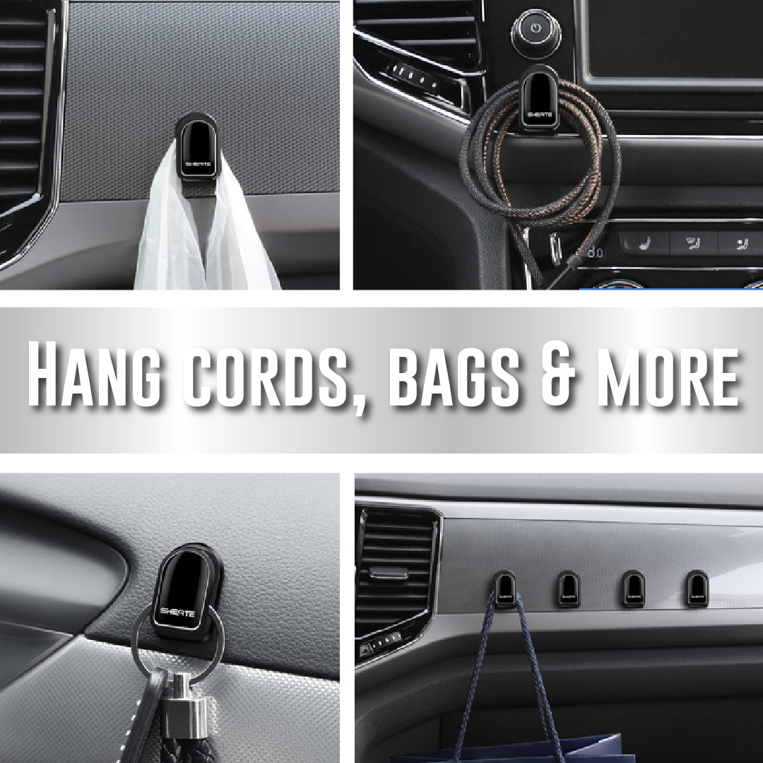 Adhesive Car Interior Hooks (4 PCS)